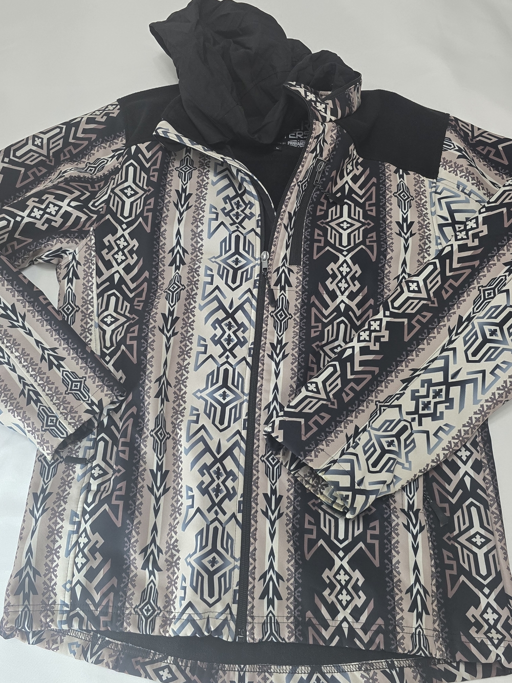 Powder River Outfitters Aztec Softshell Jacket Large Western Rodeo Coat - Picture 8 of 13